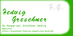 hedvig greschner business card